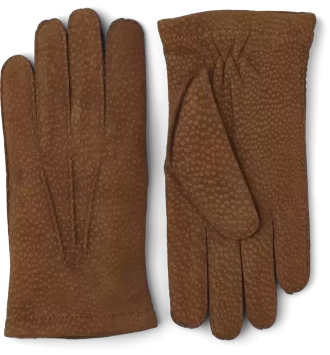 Handsydd lammskinnsmocka