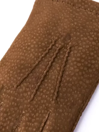 Handsydd lammskinnsmocka