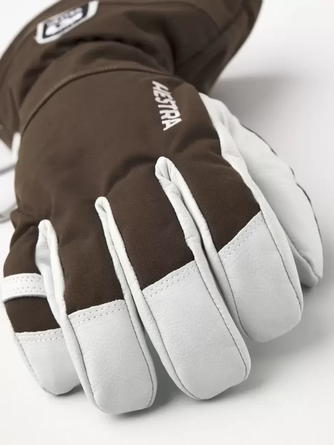 Helicopterskidor i arméläder Helicopterskidor i arméläder