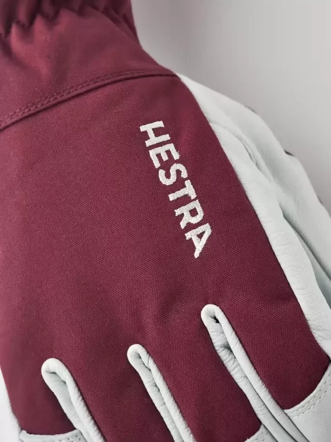 Helicopterskidor i arméläder – 5 fingrar Helicopterskidor i arméläder – 5 fingrar