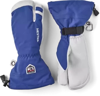 Helicopterskidor i arméläder med 3 fingrar Helicopterskidor i arméläder med 3 fingrar