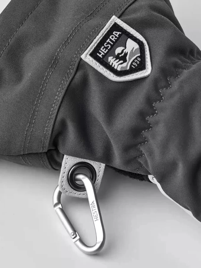 Helicopterskidor i arméläder med 3 fingrar Helicopterskidor i arméläder med 3 fingrar