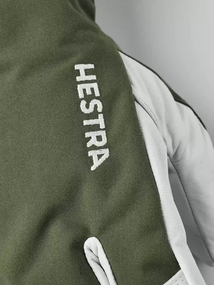 Helicopterskidor i arméläder med 3 fingrar Helicopterskidor i arméläder med 3 fingrar