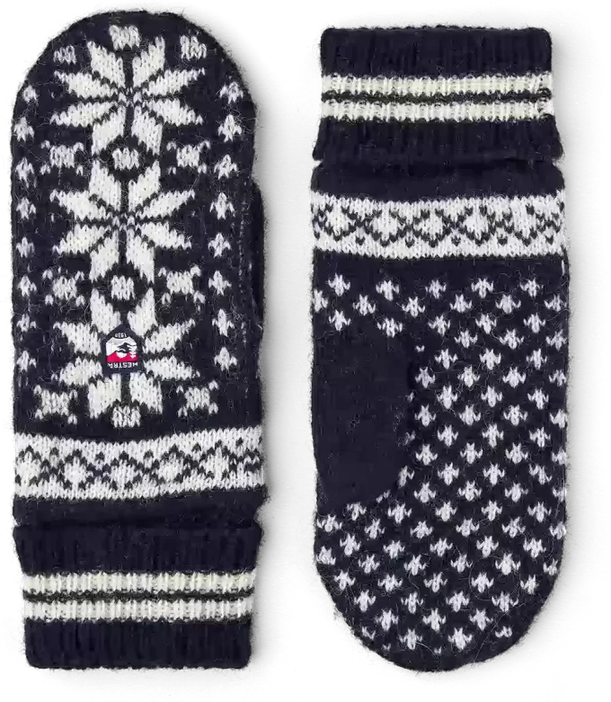 Hestra Boda Mitt Navy & offwhite