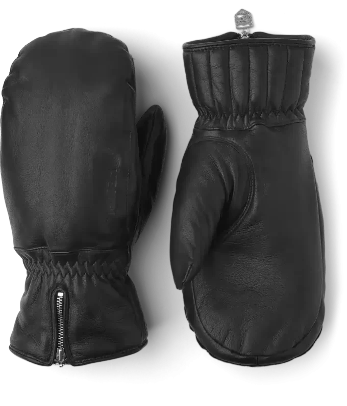 Klassisk lädervante i schweizisk ull Klassisk lädervante i schweizisk ull