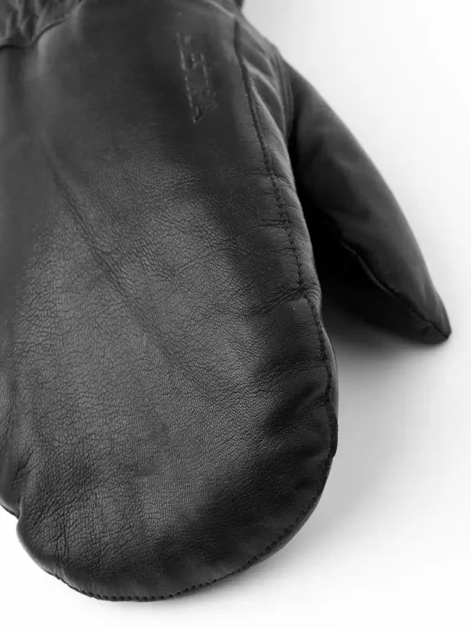 Klassisk lädervante i schweizisk ull Klassisk lädervante i schweizisk ull